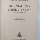 Honore de Balzac : Kunniallisen miehen tarina - pikkukuva 3