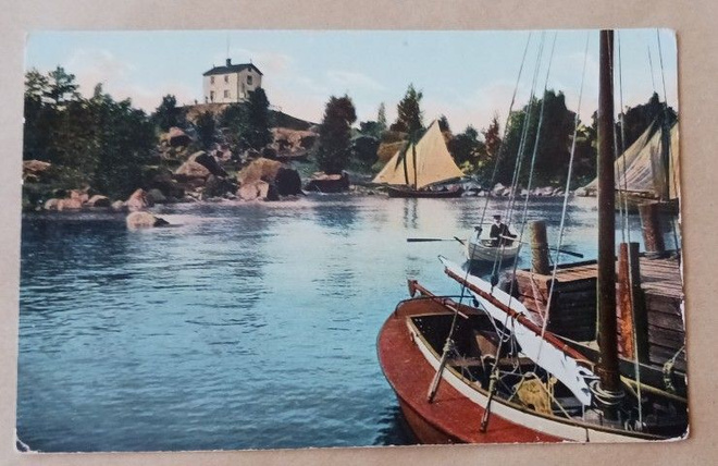 Kotka, Kuusinen, satamaa, vanha väripk, ei p.