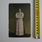 Suomalaisia kansallispukuja vintage postikortti 20-luku - pikkukuva 2