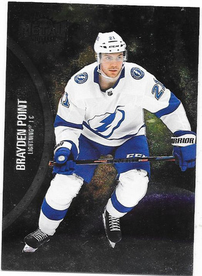 2021-22 Metal Universe #89 Brayden Point , Tampa Bay