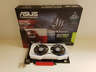 Asus GeForce GTX 950 OC 2 GB -näytönohjain