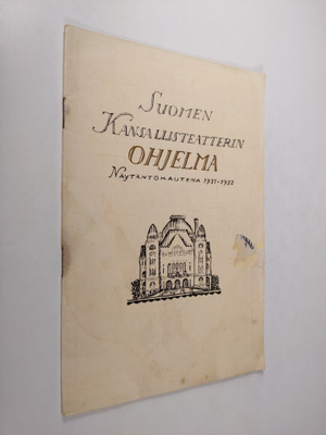 Suomen kansallisteatterrin ohjelma näytäntökautena 1931-1932