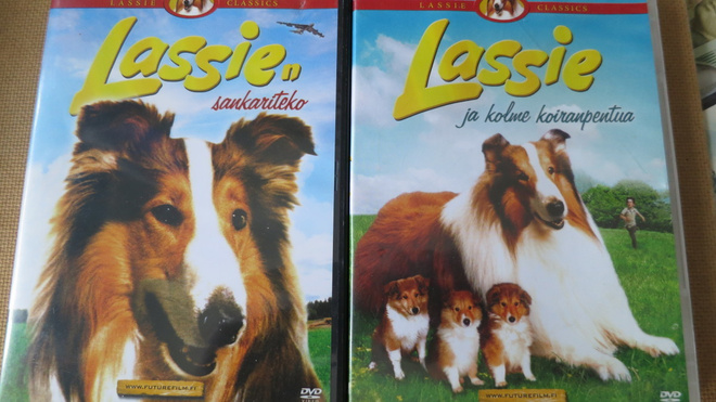 Lassien sankariteko + Lassie ja kolme koiranpentua 2DVD