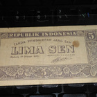 Indonesia 5 Sen 1945 P14 XF - pikkukuva 1