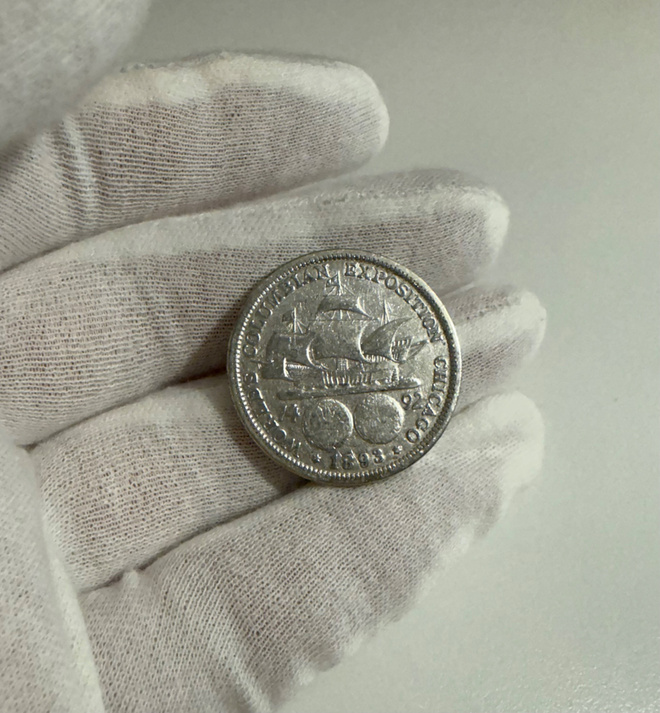 Usa half dollar columbian exposition 1893