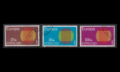 Kypros 332-4 o Europa (1970)