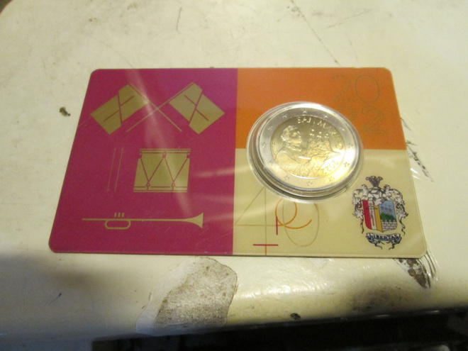 2022 san marino CoinCard 2 euro