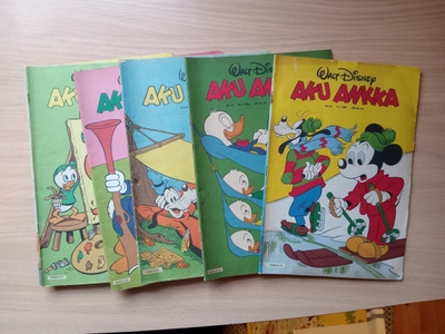 Aku Ankka lehtiä vuodelta 1986