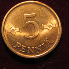 5 penniä 1974 - pikkukuva 2