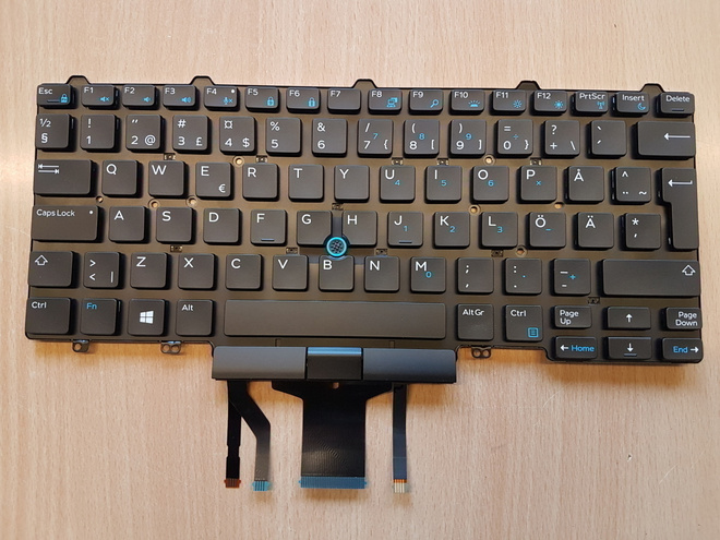 Näppäimistö Dell Latitude E5450, E5470, E7450, E7470 ym