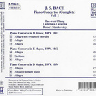 J.S.Bach : Piano Concertos Vol.1 - pikkukuva 2