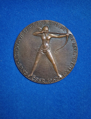 Vintage-urheilumitali, ammunnan EM-kisat Brno, Tšekkoslovaki