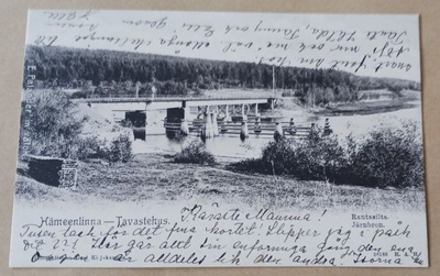 Hämeenlinna, Rautasilta, vanha mv pk, p. 1902