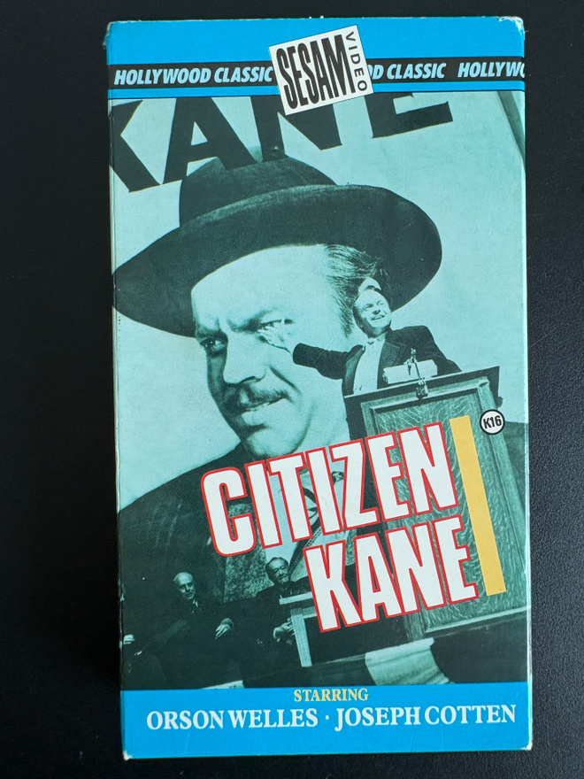 Citizen Kane VHS Orson Welles