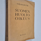 Einar Böök : Suomen huolto-oikeus - pikkukuva 1