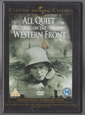 ALL QUIET ON THE WESTERN FRONT [1930][DVD]