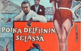 Elokuvajuliste: Poika delfiinin selässä (Sophia Loren)