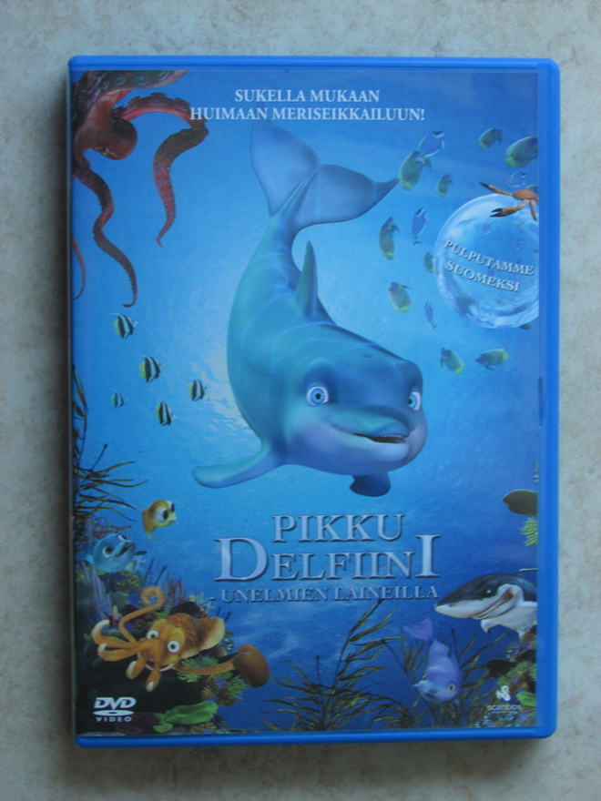 Pikku delfiini unelmien laineilla, DVD.
