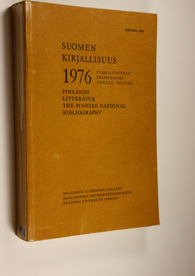 Suomen kirjallisuus : vuosiluettelo 1976