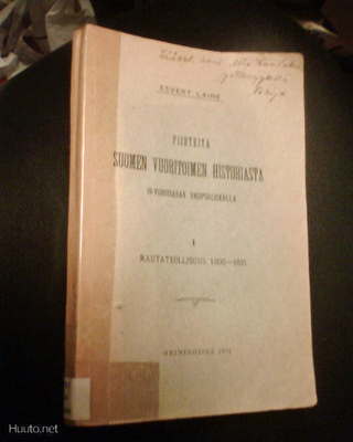 Eevert Laine PIIRTEITÄ SUOMEN VUORITOIMEN HISTORIASTA (1907)