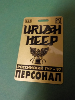 URIAH HEEP BACKSTAGEPASSI VUODELTA 1997