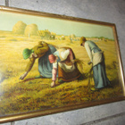 VANHA PIENI TAULU koko n 26.5 x 17.5 cm kehyksineen - pikkukuva 1