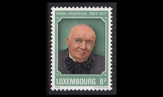 Luxemburg 1055 ** Kirjailija Raoul Follereau (1982)
