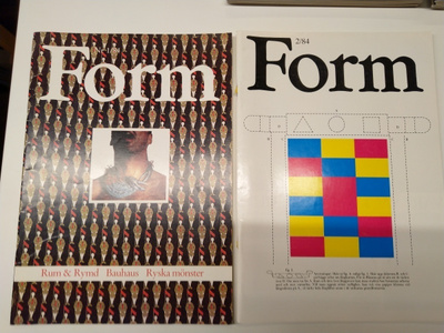 FORM 1984 vuosikerta 7 lehteä