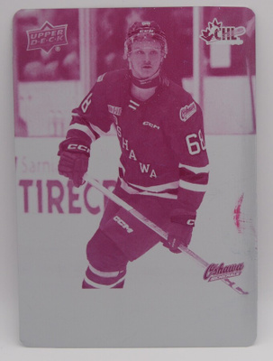 2023-24 Upper deck CHL Printing plate Rasmus Kumpulainen