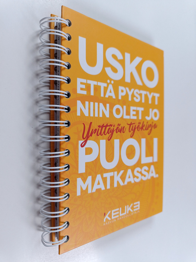 Usko että pystyt niin olet jo puolimatkassa : yrittäjän t...