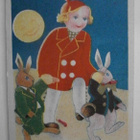 Leidi taluttaa kahta herrapupua, Pääsiäispk, pikkupk,p. 1939 - pikkukuva 1