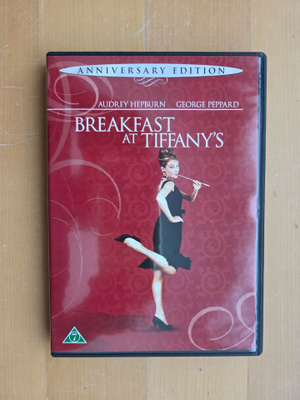BREAKFAST AT TIFFANY'S . DVD . HEPBURN . PEPPARD .