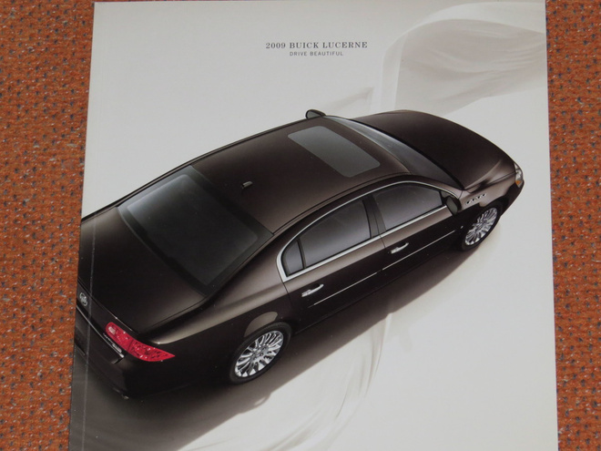 2009 Buick Lucerne esite - KUIN UUSI - 38 sivua