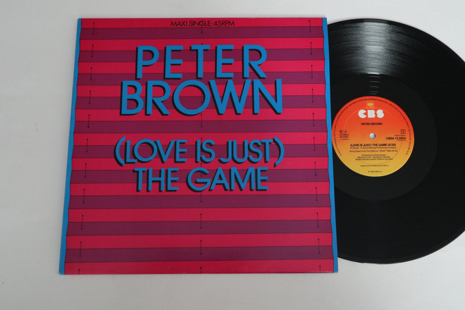 Peter Brown - (Love Is Just) The Game 12" *1984 SYNTH-POP*