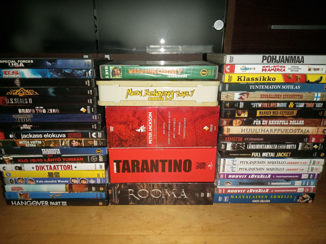 Sekainen DVD läjä