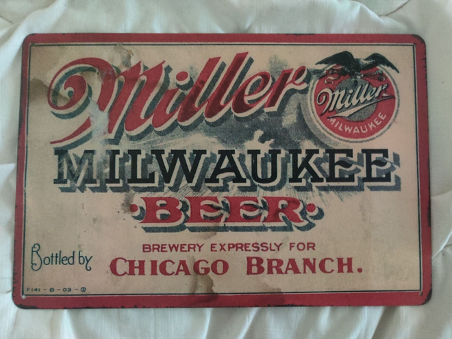 Miller Milwaukee Beer peltikyltti