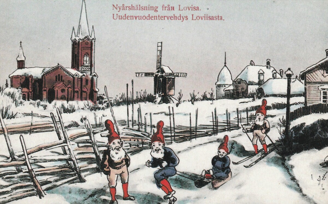 LOVIISAN KIRKKO - TONTTUKORTTI
