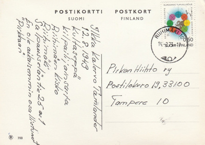 Postileima, RIIHIMÄKI 10