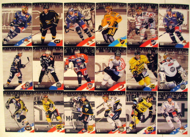 Cardset 2009-10 International Stars kortteja