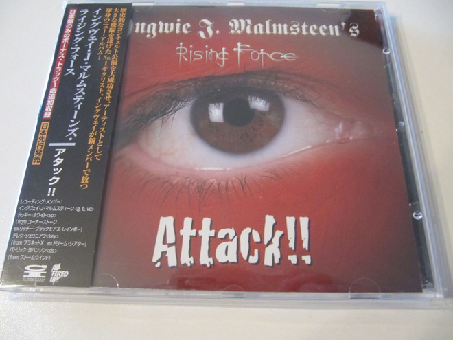 Yngwie J. Malmsteen's Rising Force – Attack!! Japani CD OBI