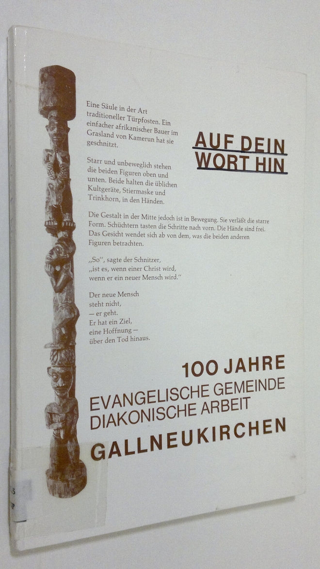 Auf dein wort hin : 100 jahre evangelische gemeinde diako...