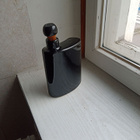 Musta keramiikka leili, pullo, Lapin Savi Tervola Ky Finland - pikkukuva 1