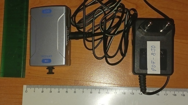 Digital/coaxial signal adaptor POF-830
