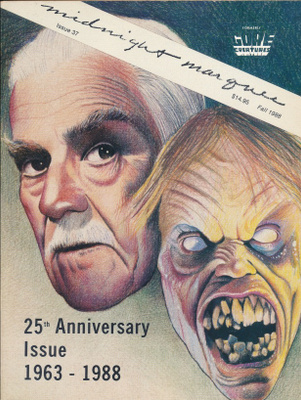 MIDNIGHT MARQUEE #37 25th Anniversary Issue 1963-1988 HORROR