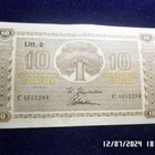 10 mk 1939 Litt. D C 4651284 KIV / Wah Vl 1 Taittamaton - pikkukuva 3