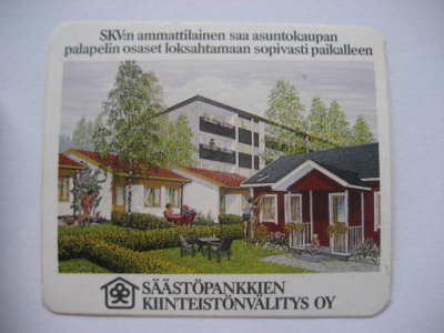 SKV SÄÄSTÖPANKKI VANHA TARRA