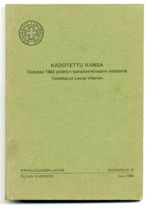 Leena Vihinen (toim.): Kadotettu kansa