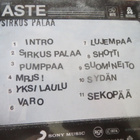 Aste: Sirkus palaa CD - pikkukuva 2