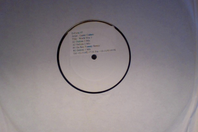 GUTTER CULTURE :: WORLD WAR 3 : PROMO VINYYLI  MAXI 12" 2000