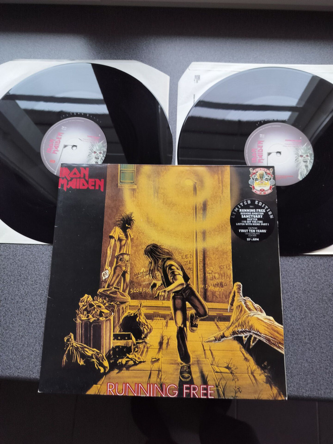 Iron Maiden-Running free-Sanctuary,2LP